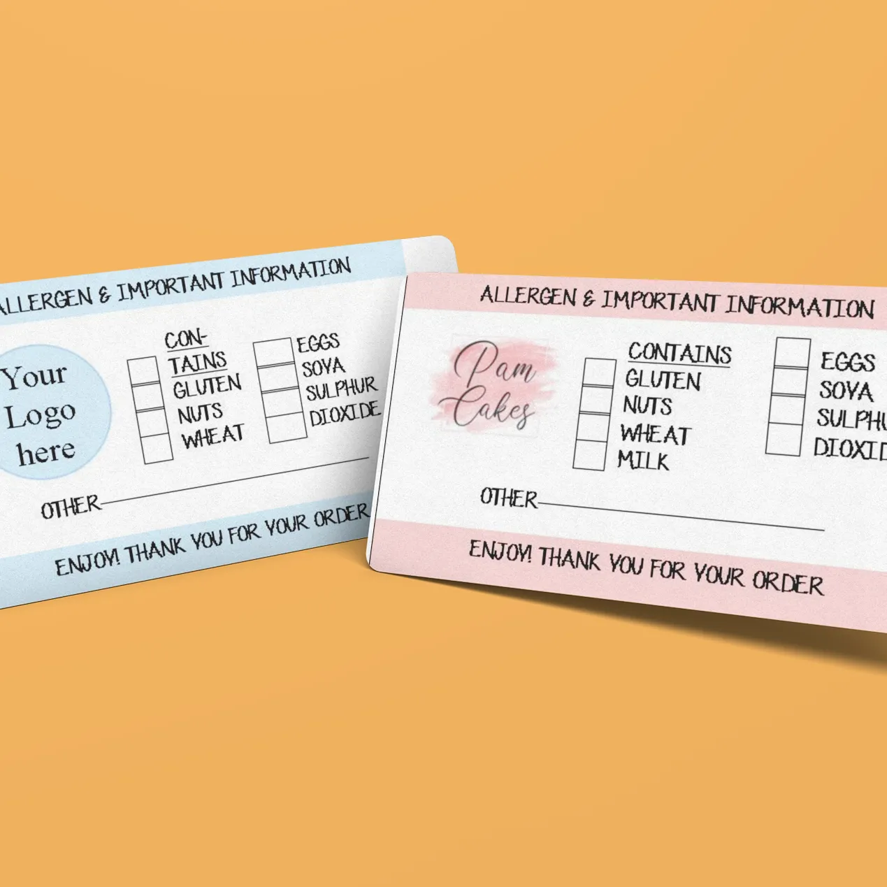 SPECIAL OFFER CARDS FOR BUSINESS - 8.5cm x 5.5cm