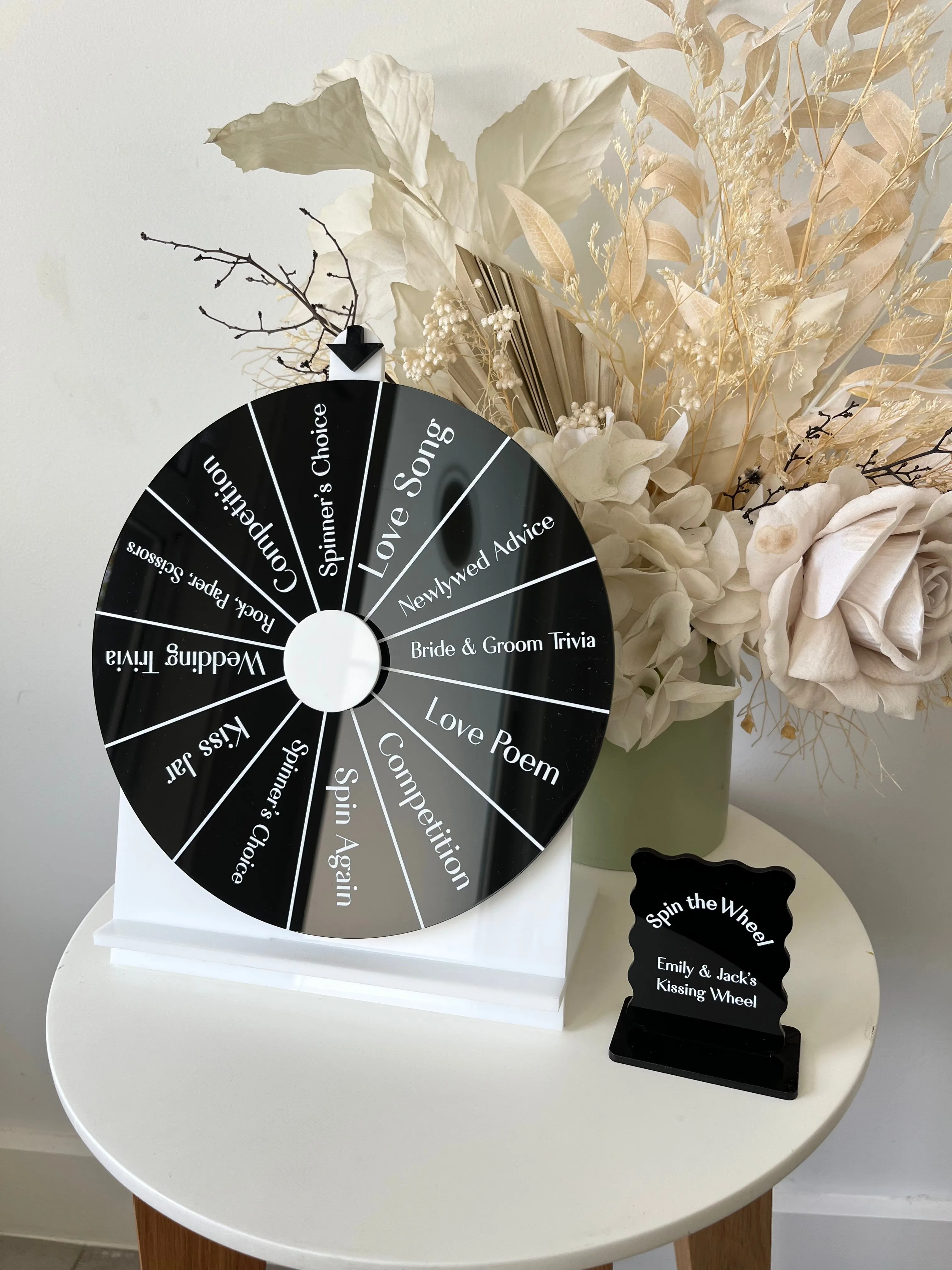 Spin the wheel - Blank or Custom Style - Small Size