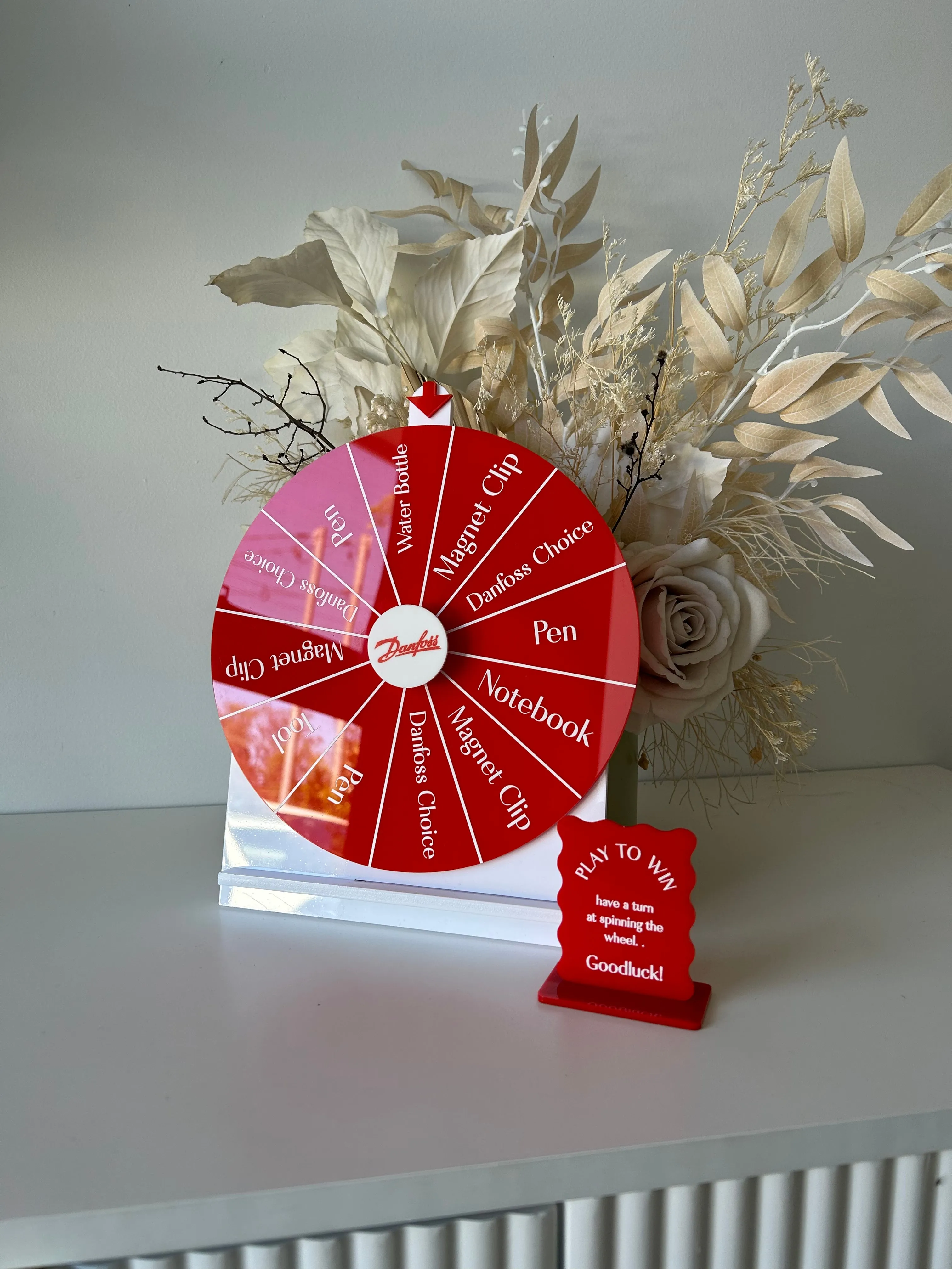 Spin the wheel - Blank or Custom Style - Small Size