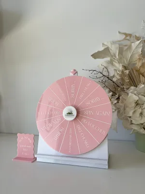 Spin the wheel - Blank or Custom Style - Small Size