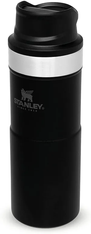 Stanley Trigger Action Travel Mug 16OZ Matte Black Leakproof - Tumbler for Coffee, Tea and Water - BPA - Stainless-Steel Travel Cup - Dishwasher Safe - Retails $60 
