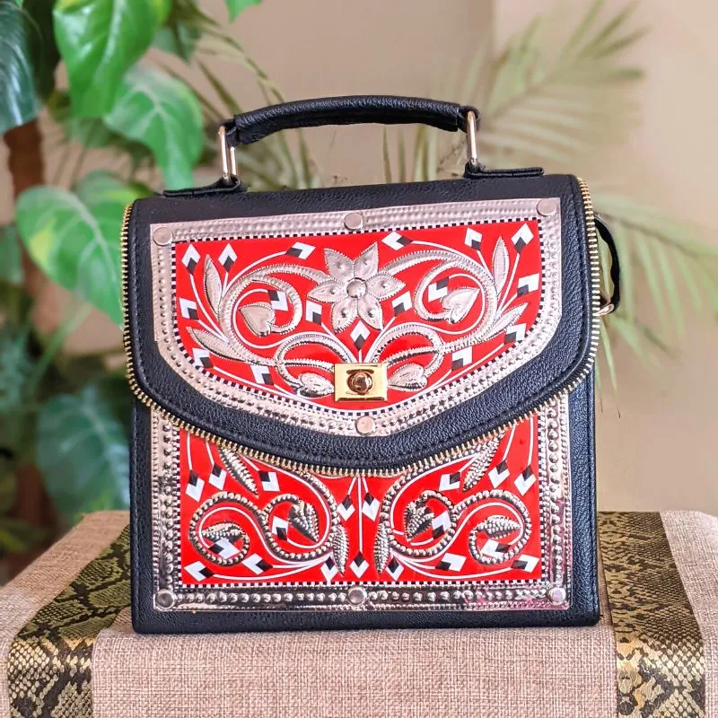 Star Cosmic Red Handbag