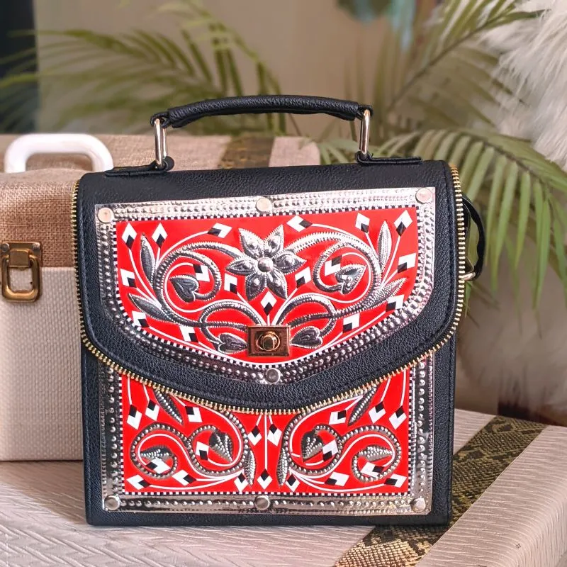 Star Cosmic Red Handbag