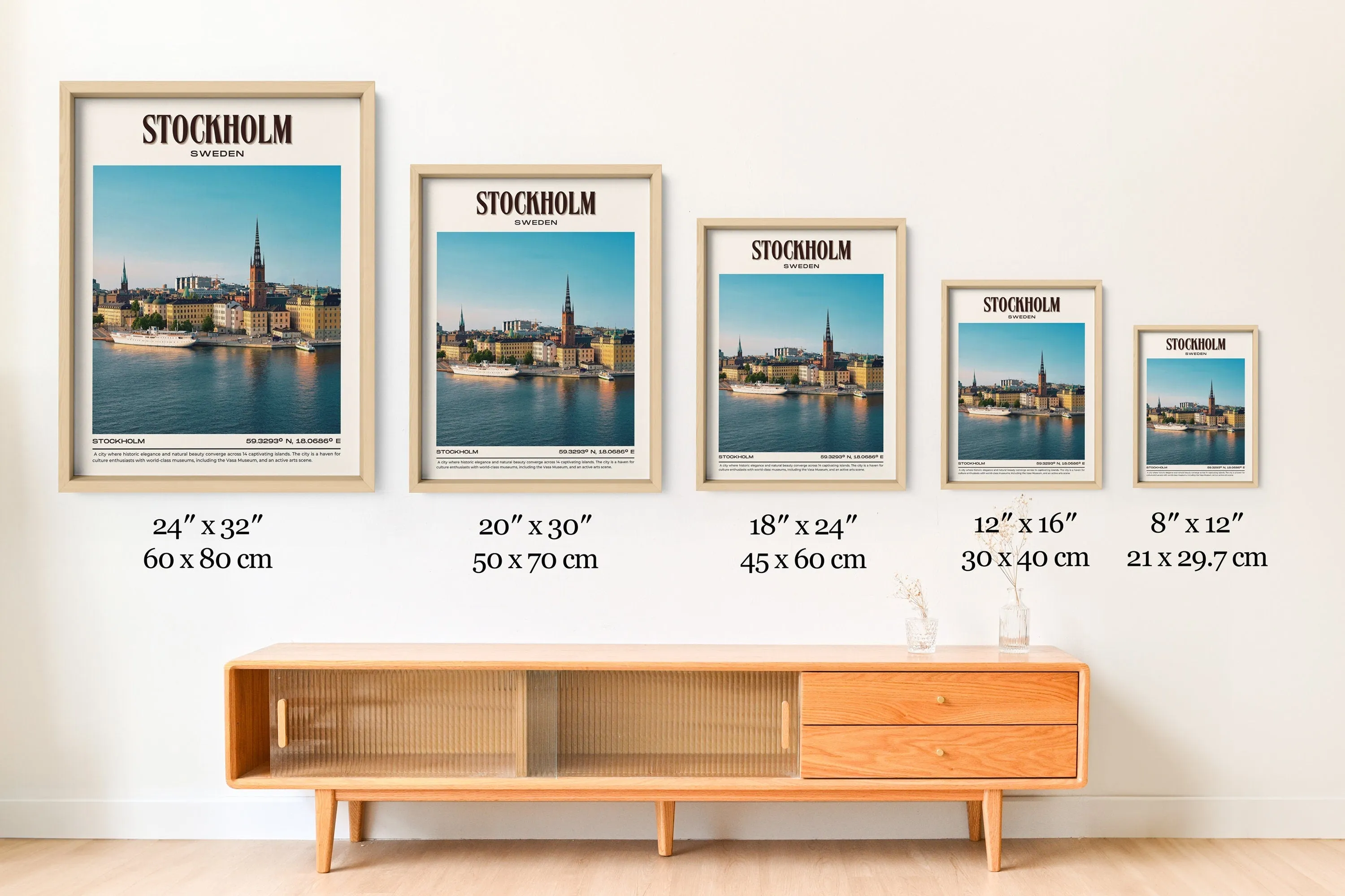 Stockholm Vintage Wall Art, Sweden
