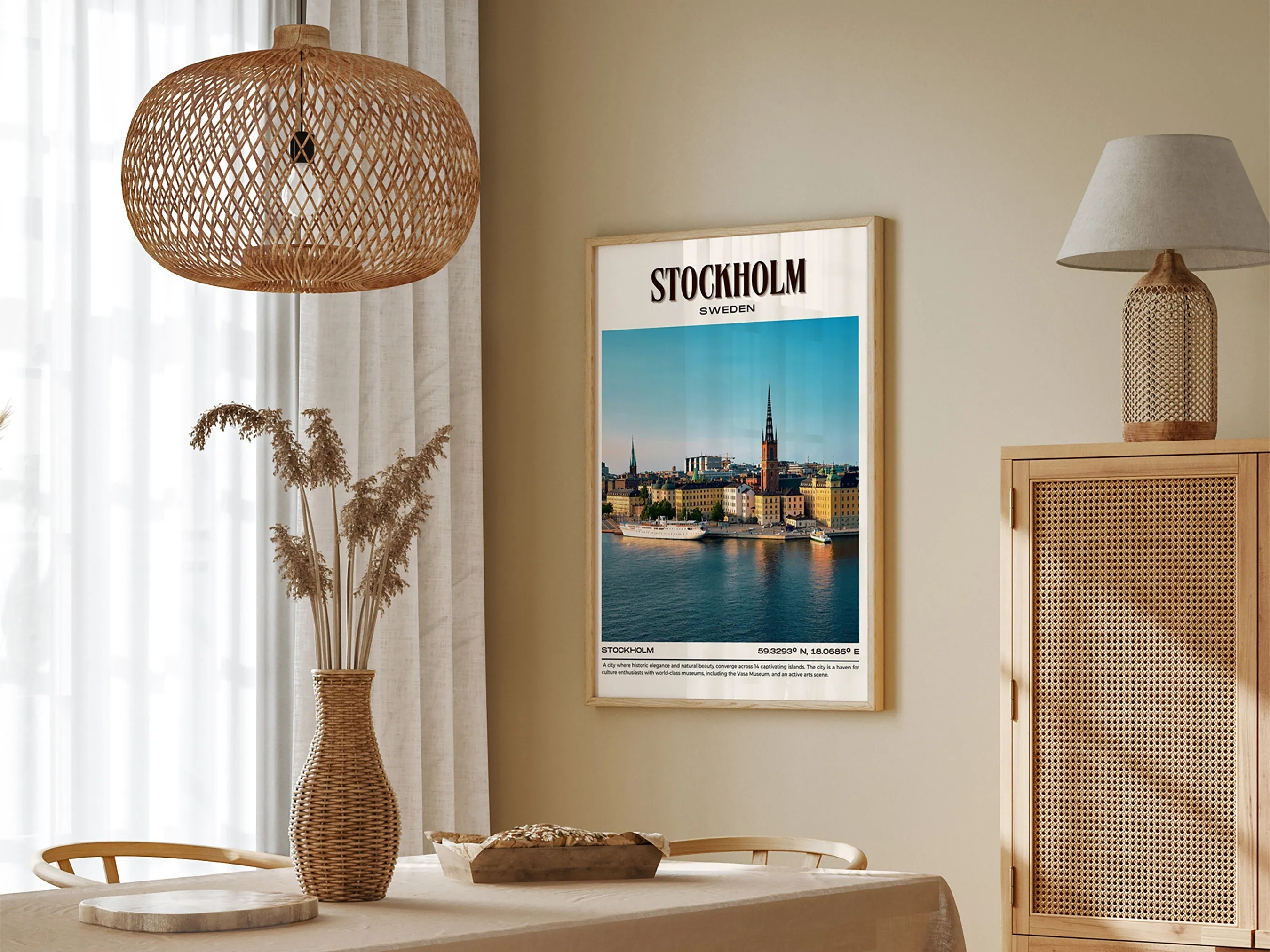 Stockholm Vintage Wall Art, Sweden