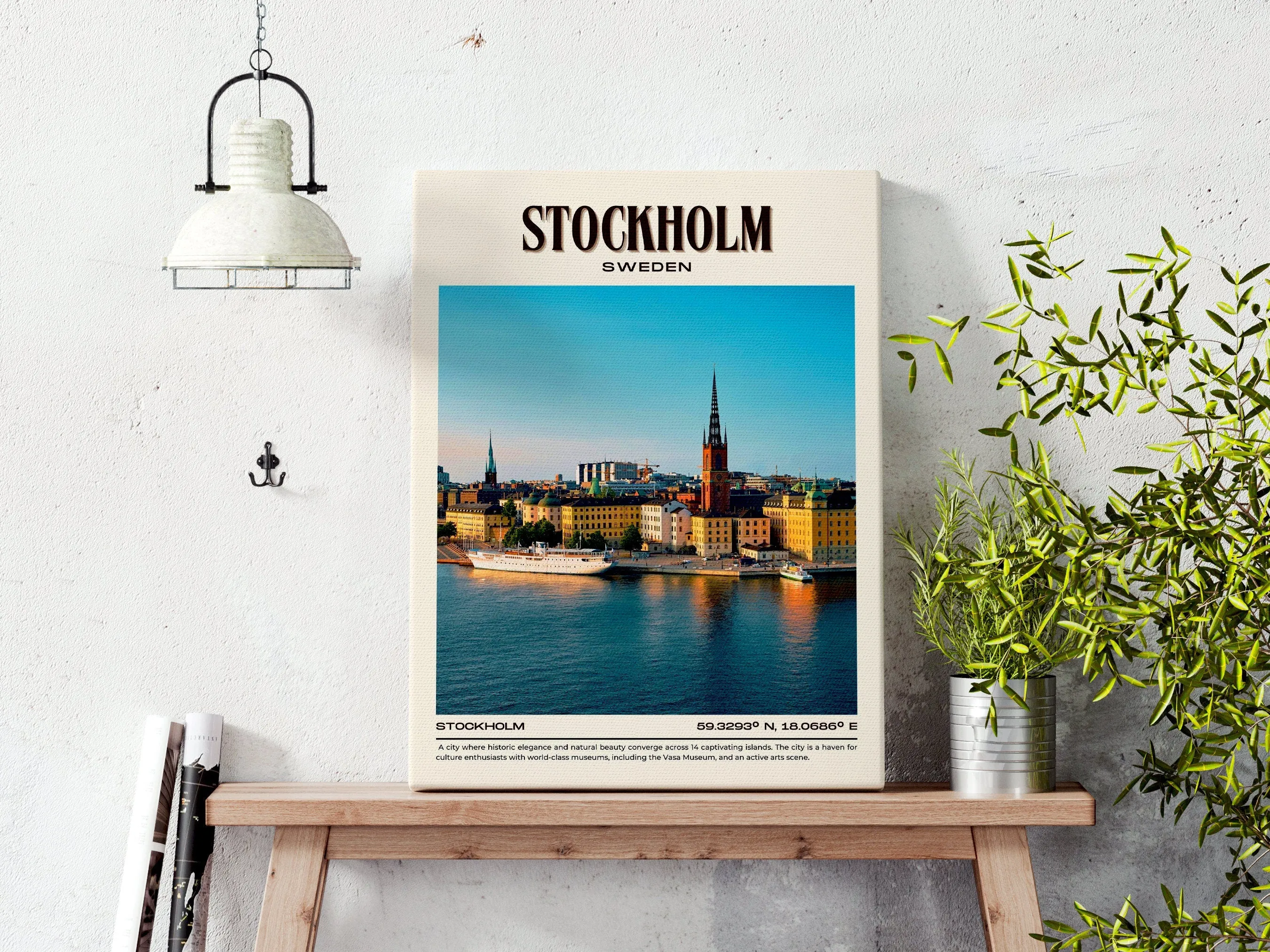 Stockholm Vintage Wall Art, Sweden