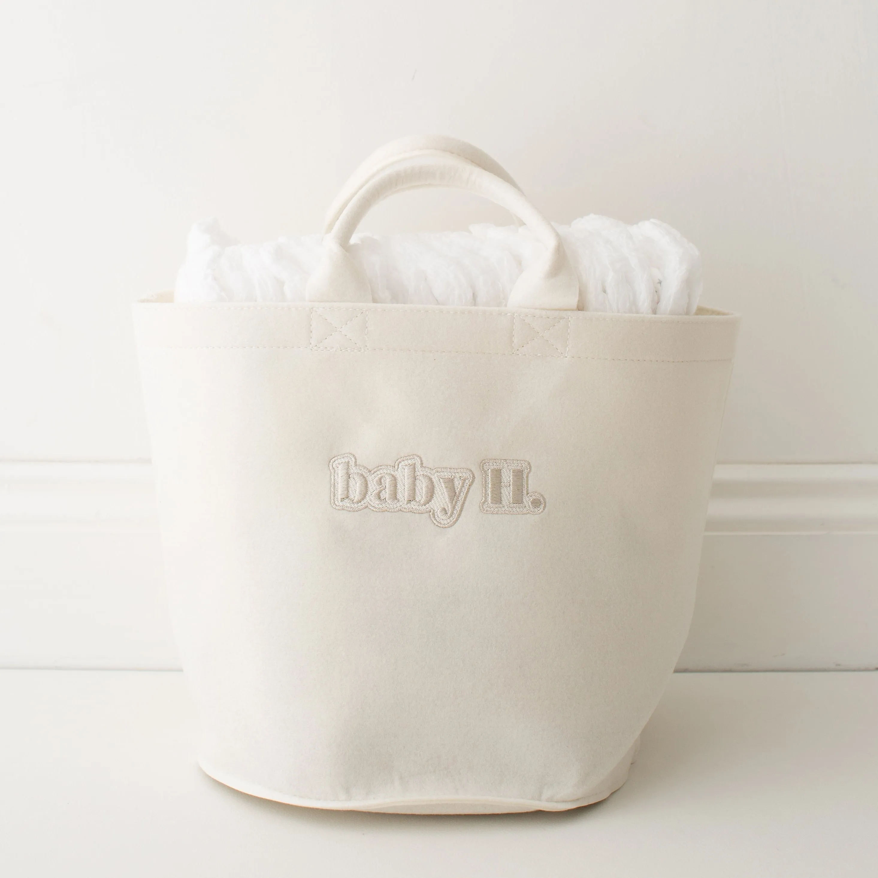 Storage Bucket - Embroidered
