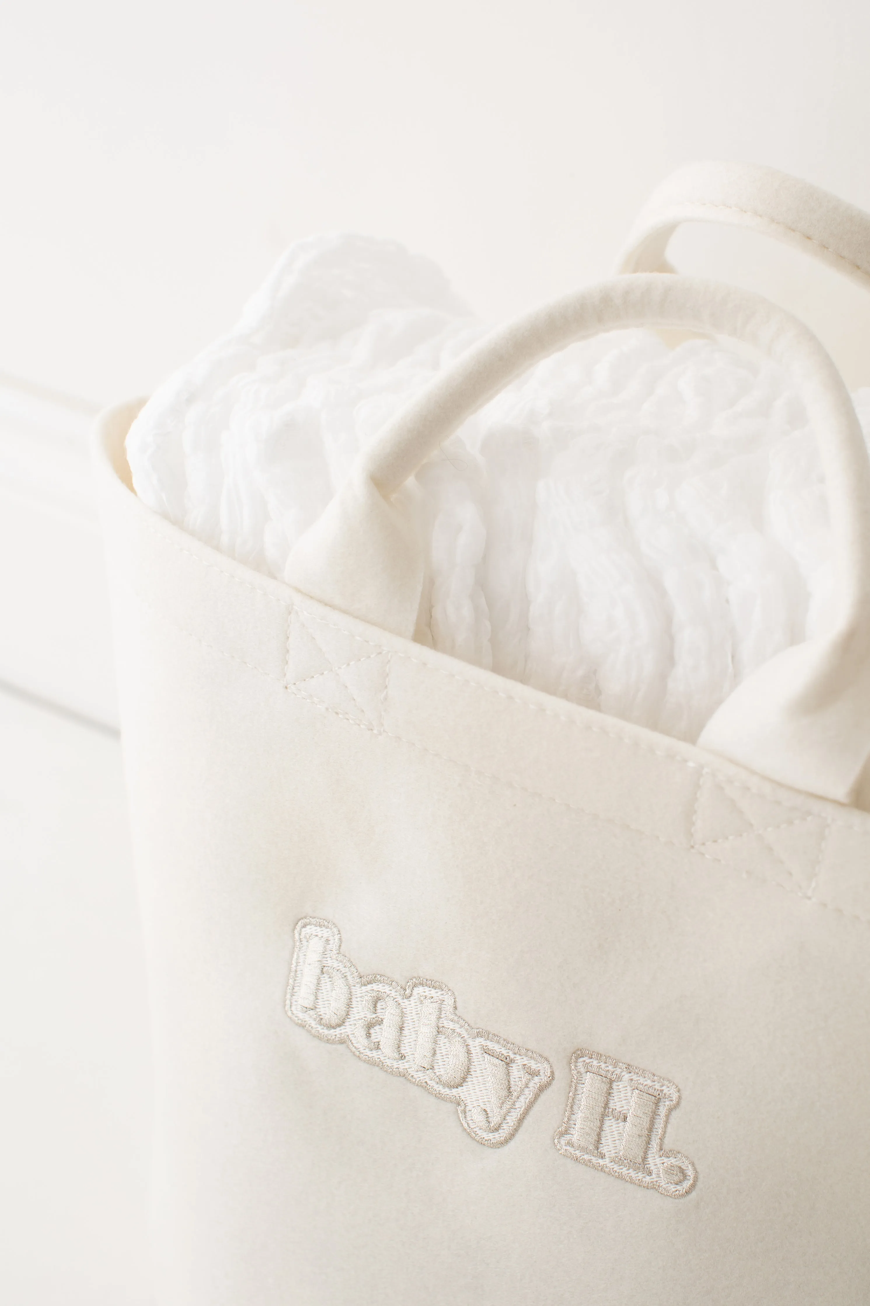 Storage Bucket - Embroidered