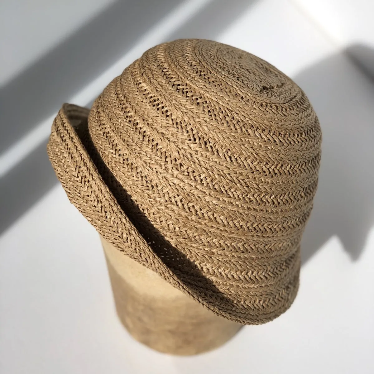 Straw Bucket Hat - Natural