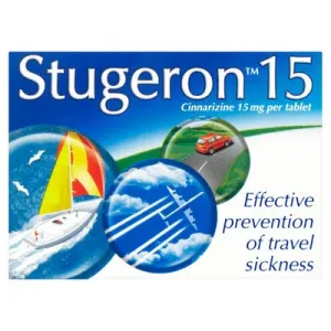 Stugeron - cinnarizine 15mg /15 Tablets