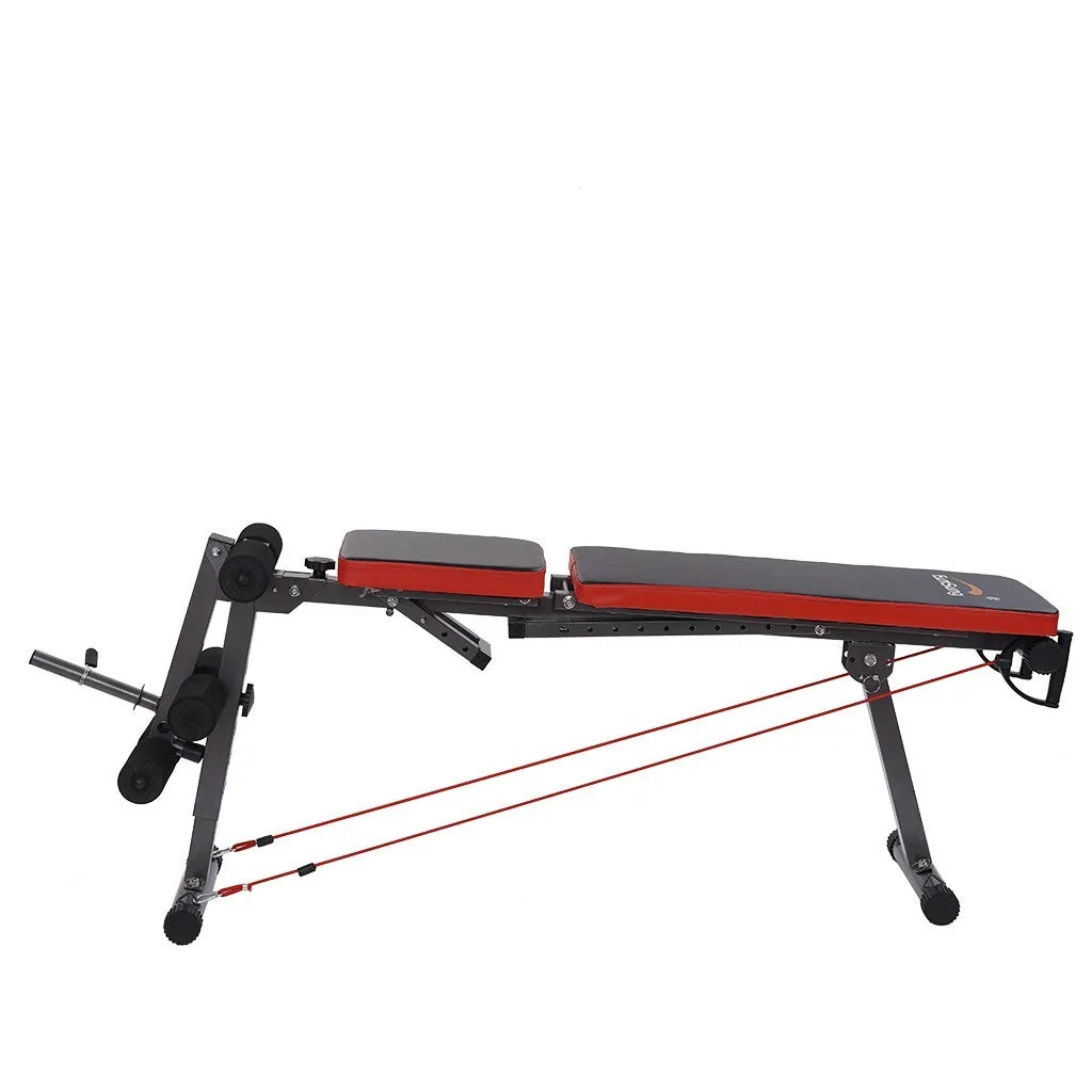 Sturdy Home Gym Adjustable Weight Bench Barbell Lifting Workout Fitness Incline