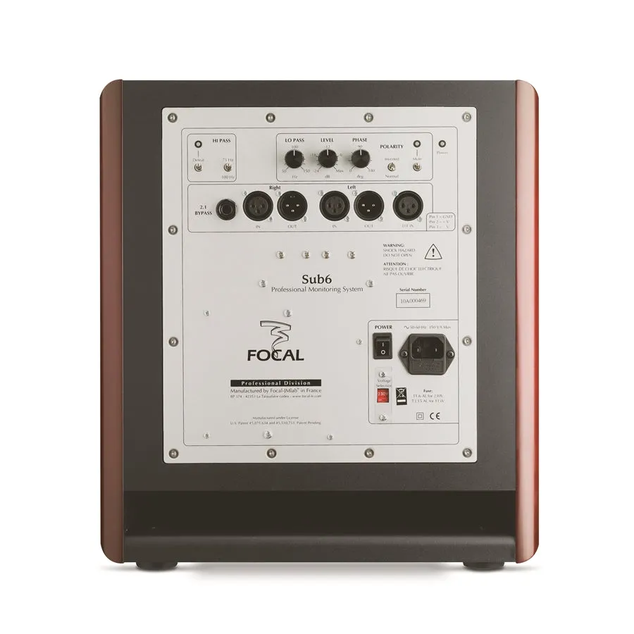 SUB6 ANALOG AND ACTIVE SUBWOOFER