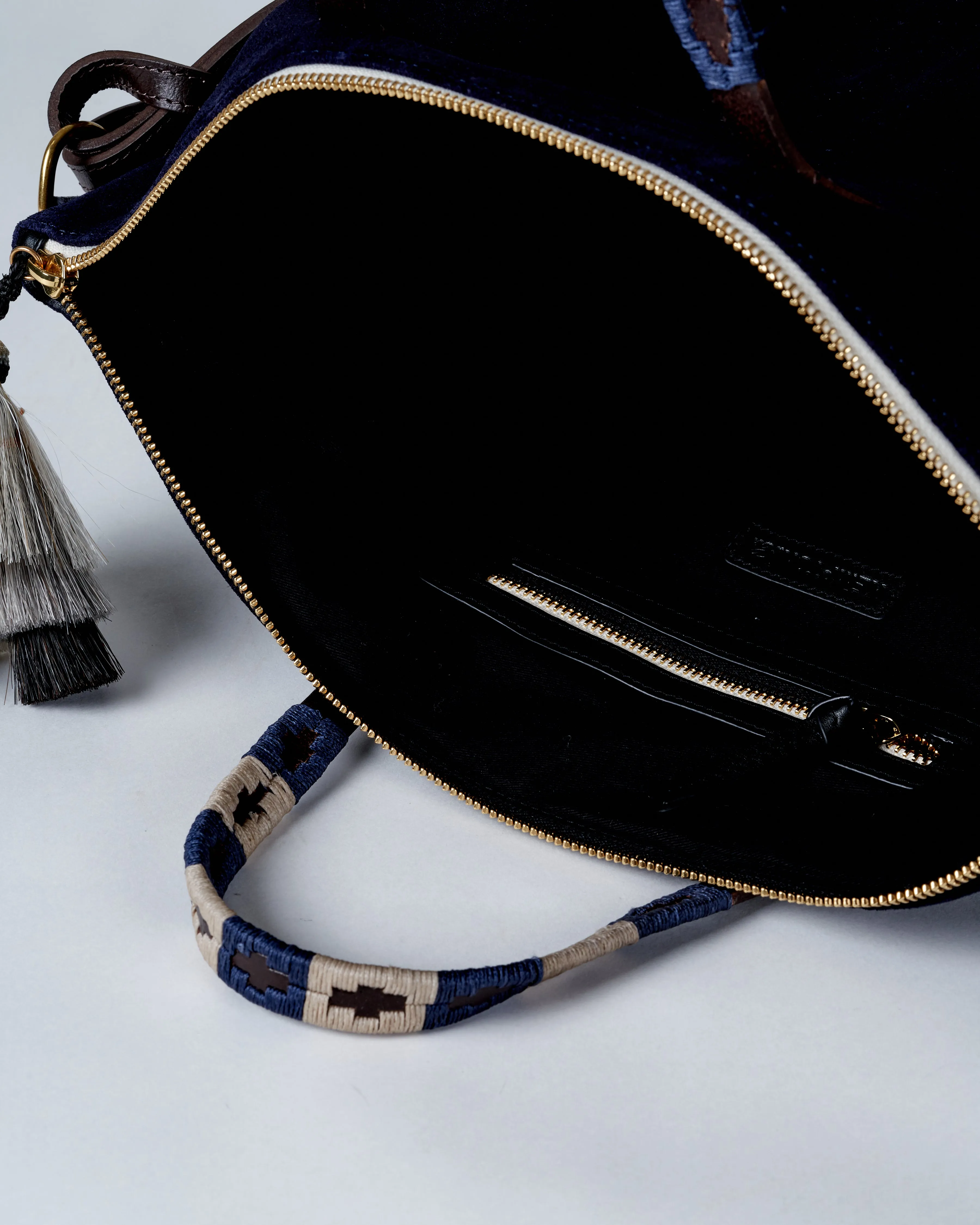 suede polo devon holdall - navy