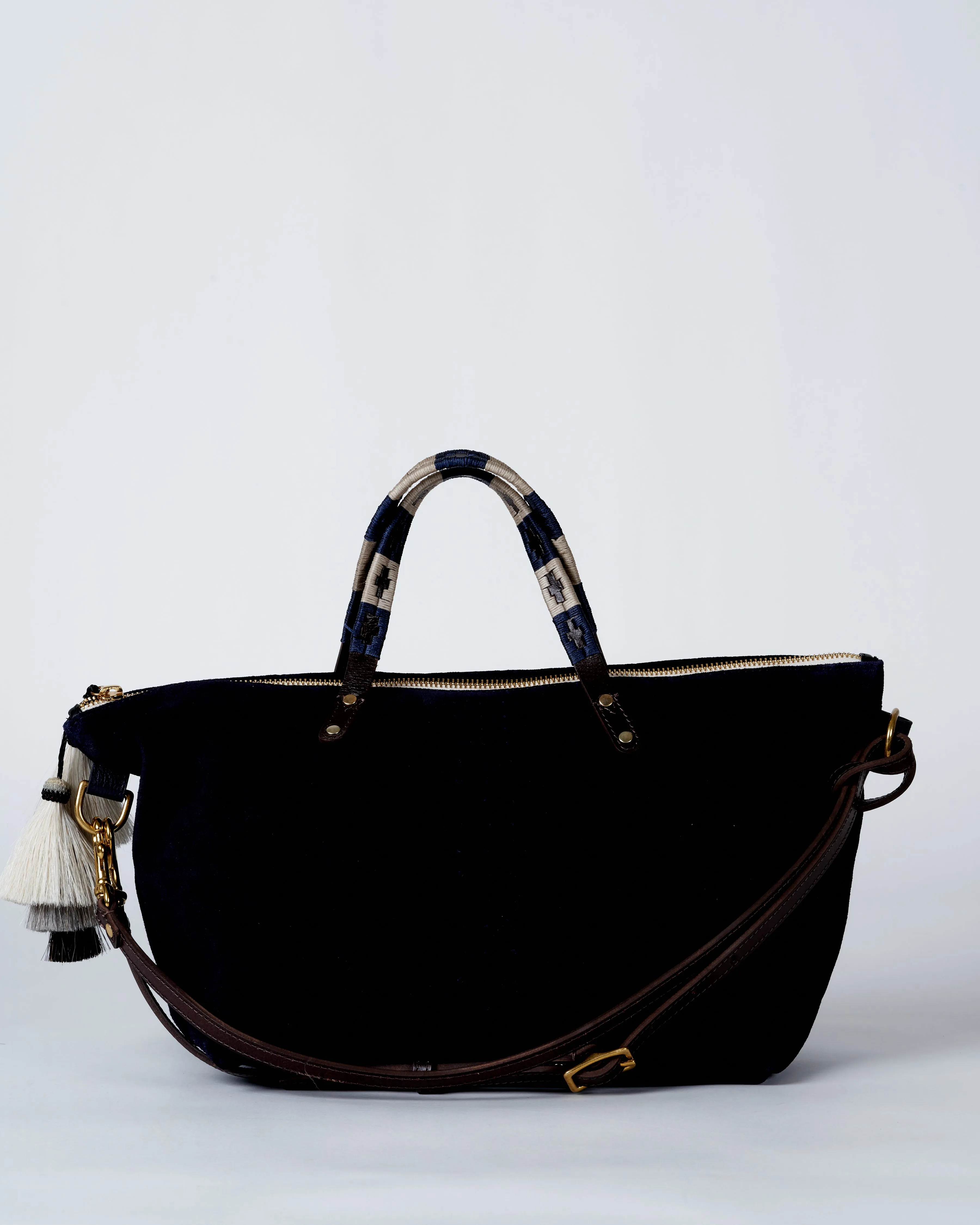 suede polo devon holdall - navy
