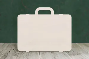 Suit case wooden craft shape - plywood