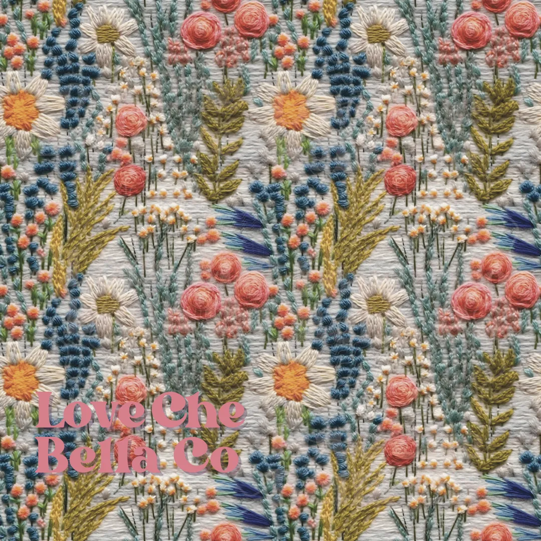 Summer Wildflowers - SEAMLESS FILES