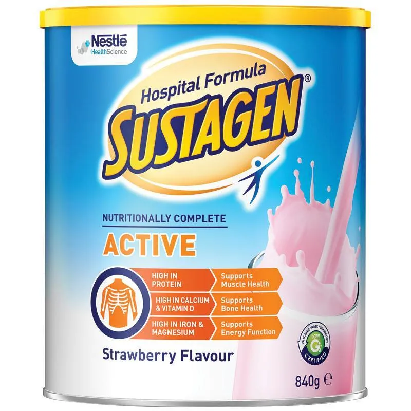 Sustagen Hospital Formula Active Strawberry 840g