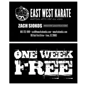 The Martial Arts Business Card 02