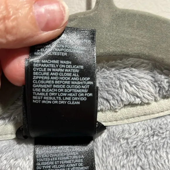 The North Face Oso Hoodie Jacket C660 High Rise Gray/Eggshell Medium Gorpcore