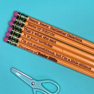 The Office Phrase Pencils
