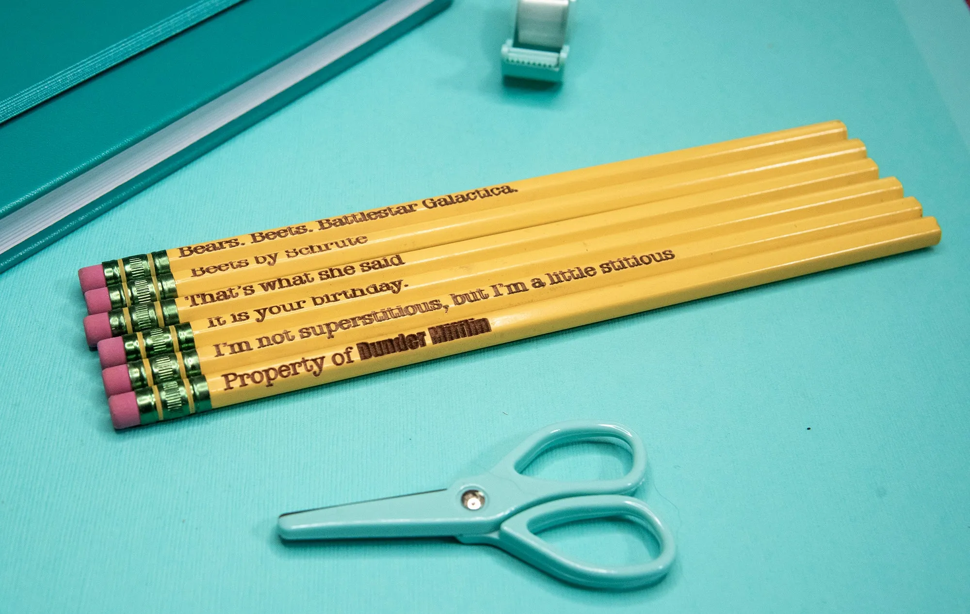 The Office Phrase Pencils
