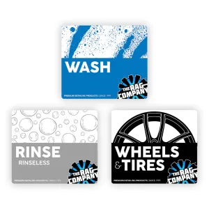 The Rag Company Bucket Labels 3 Pack