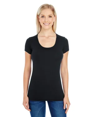 Threadfast Apparel Ladies Spandex Short Sleeve Scoop Neck Tee