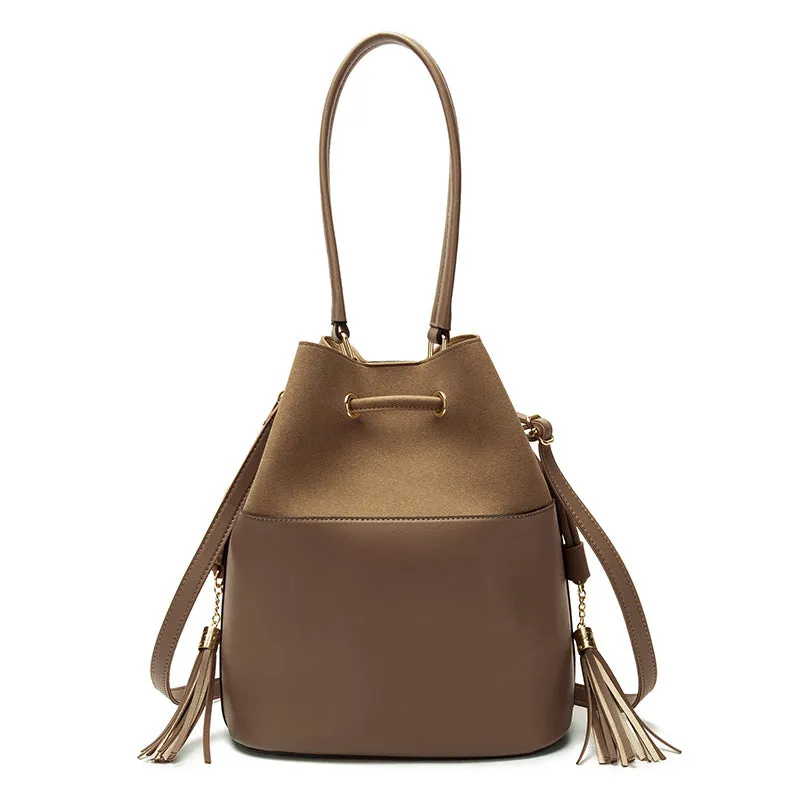 Three-piece Retro Ladies Bucket Bag