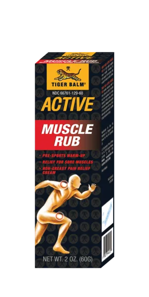Tiger Balm ACTIVE Muscle Rub 虎标 ACTIVE 肌肉止痛膏 60g