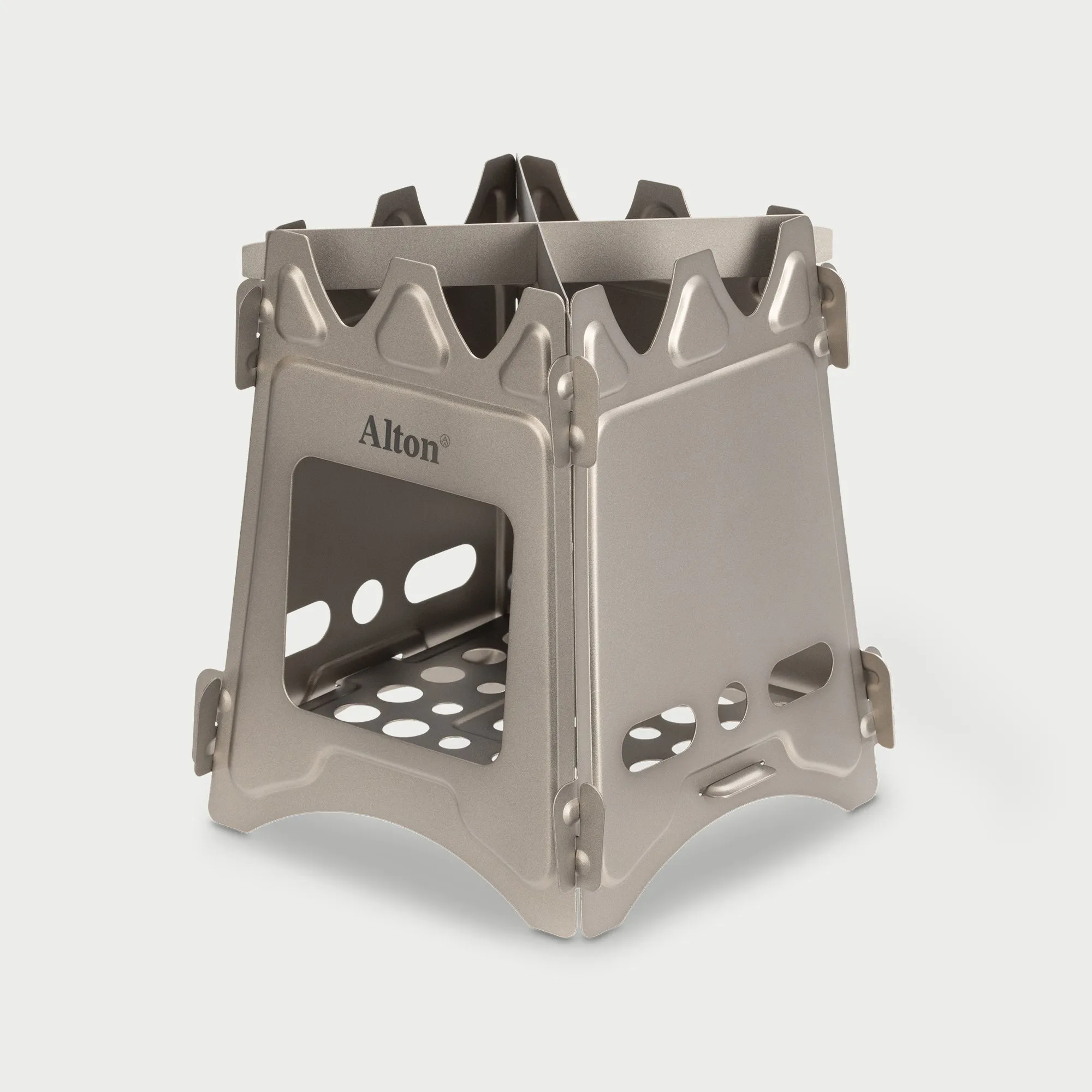 Titanium Flatpack Twig Stove