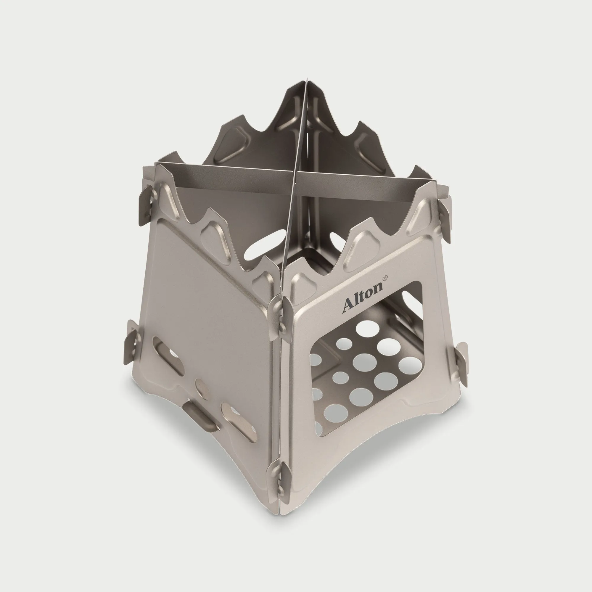 Titanium Flatpack Twig Stove