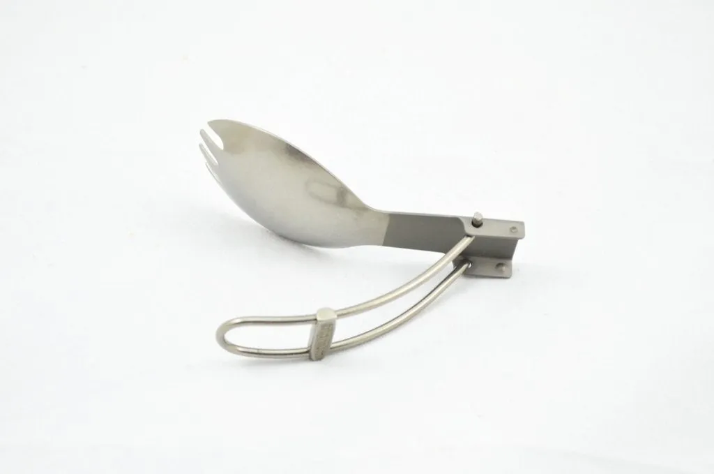 Titanium Folding Spork