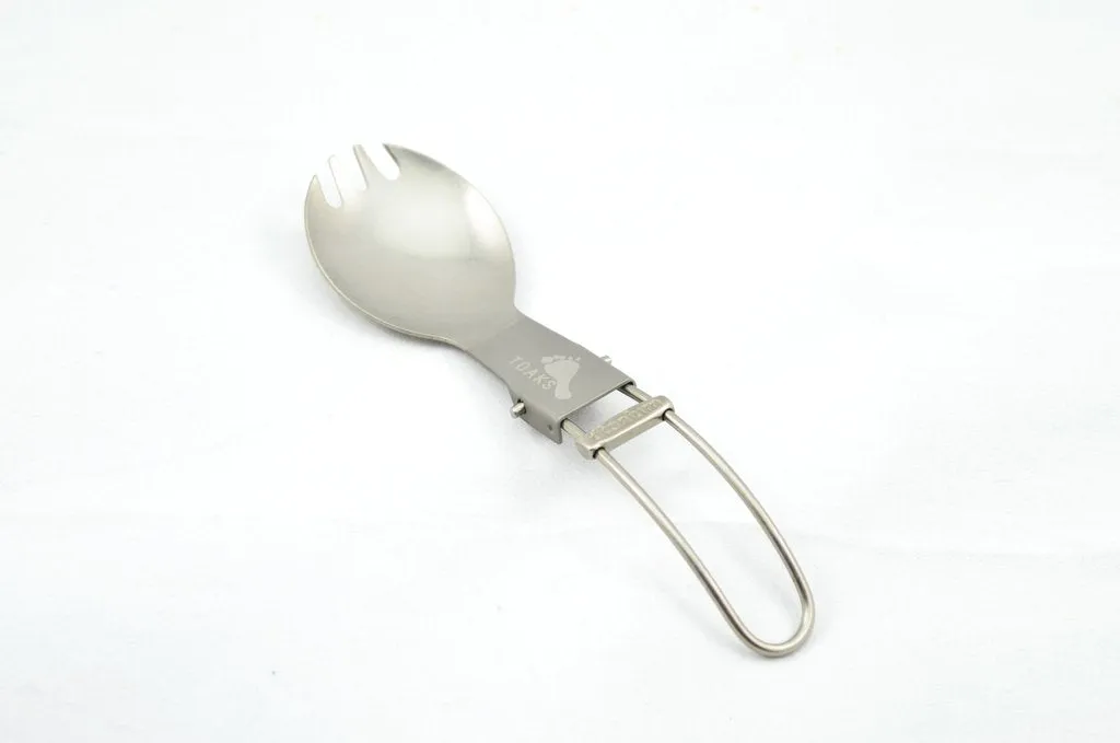 Titanium Folding Spork