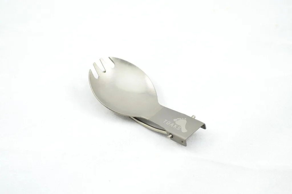 Titanium Folding Spork