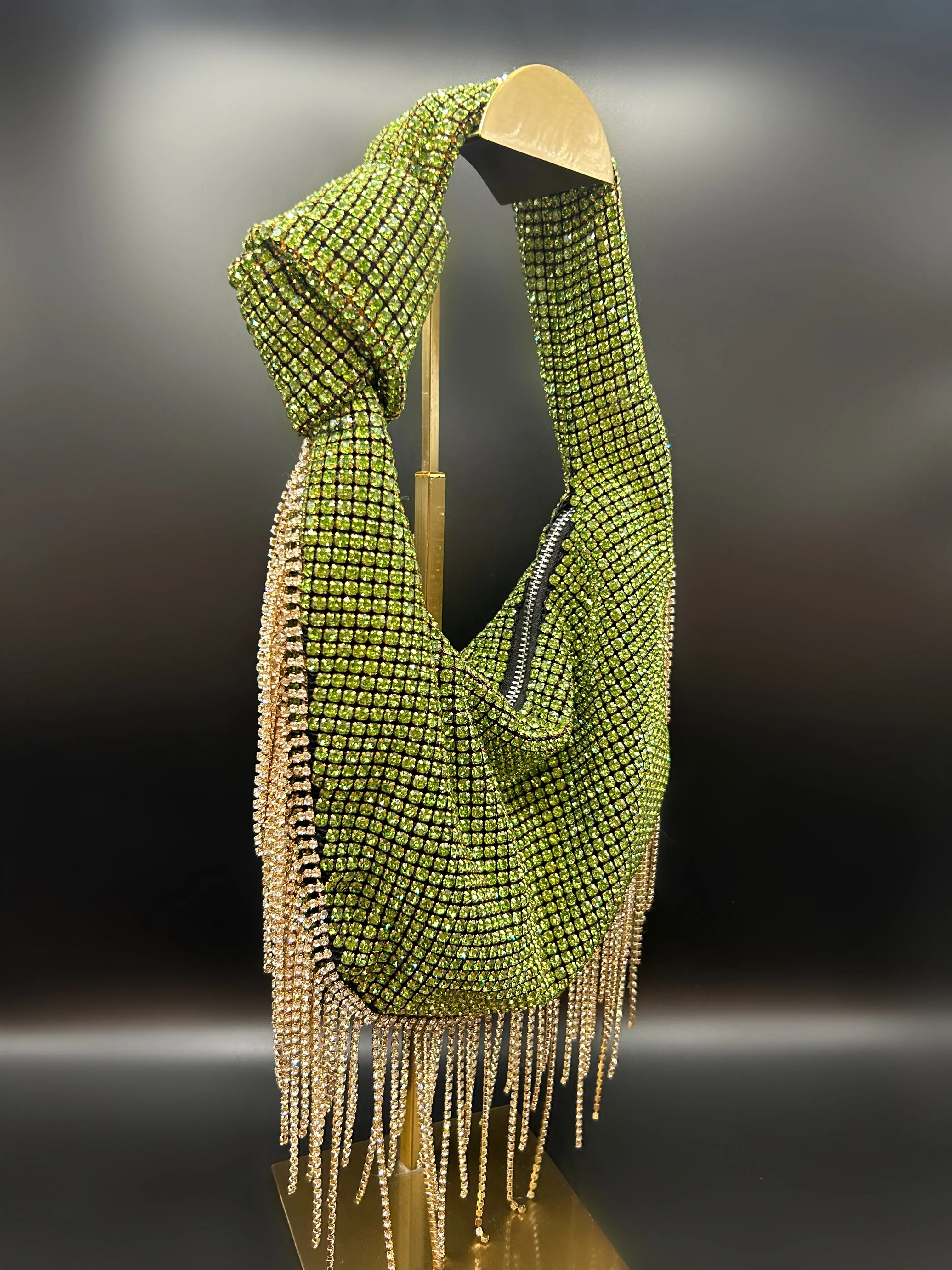 Topknot Fringe Green