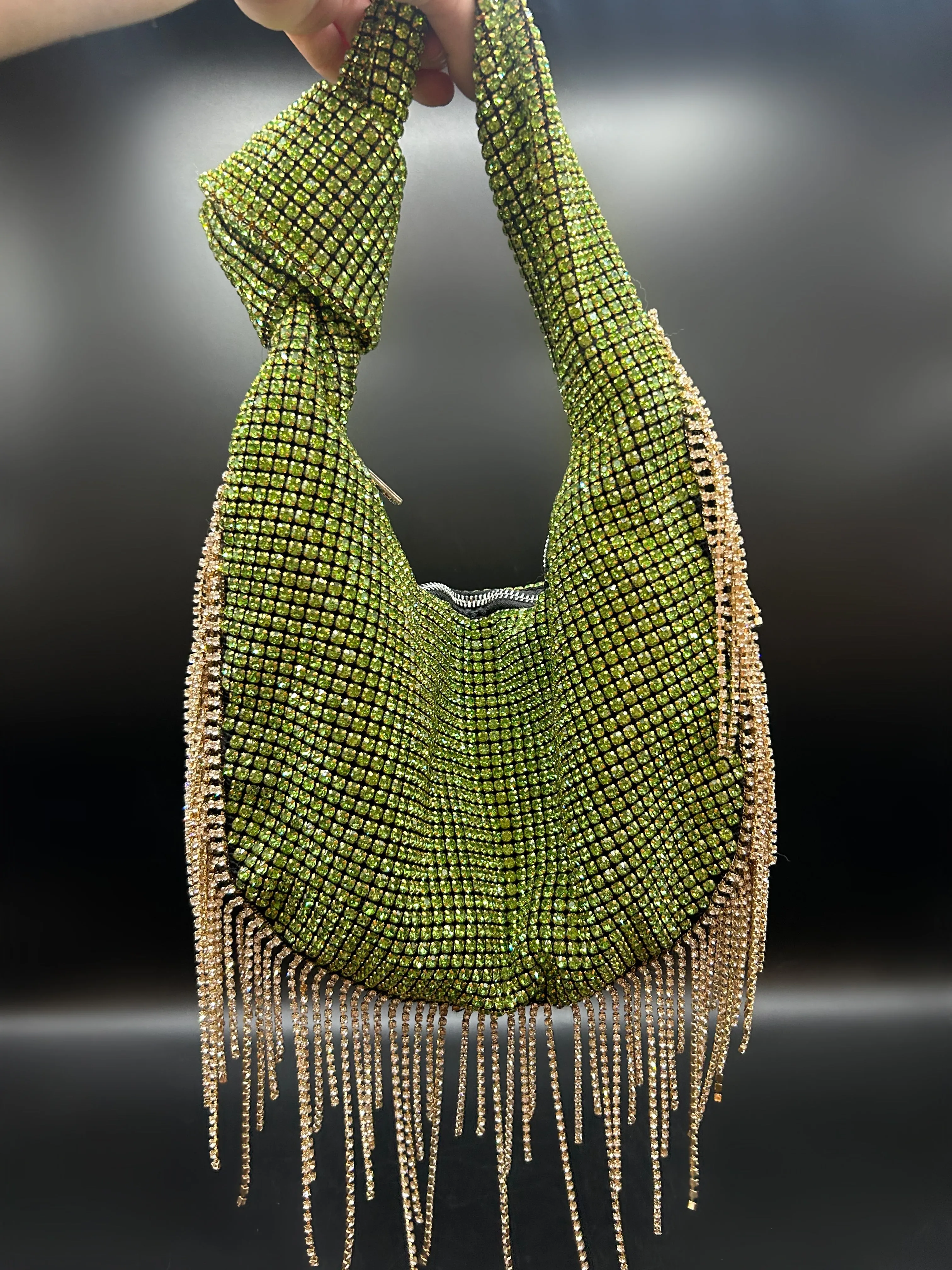 Topknot Fringe Green