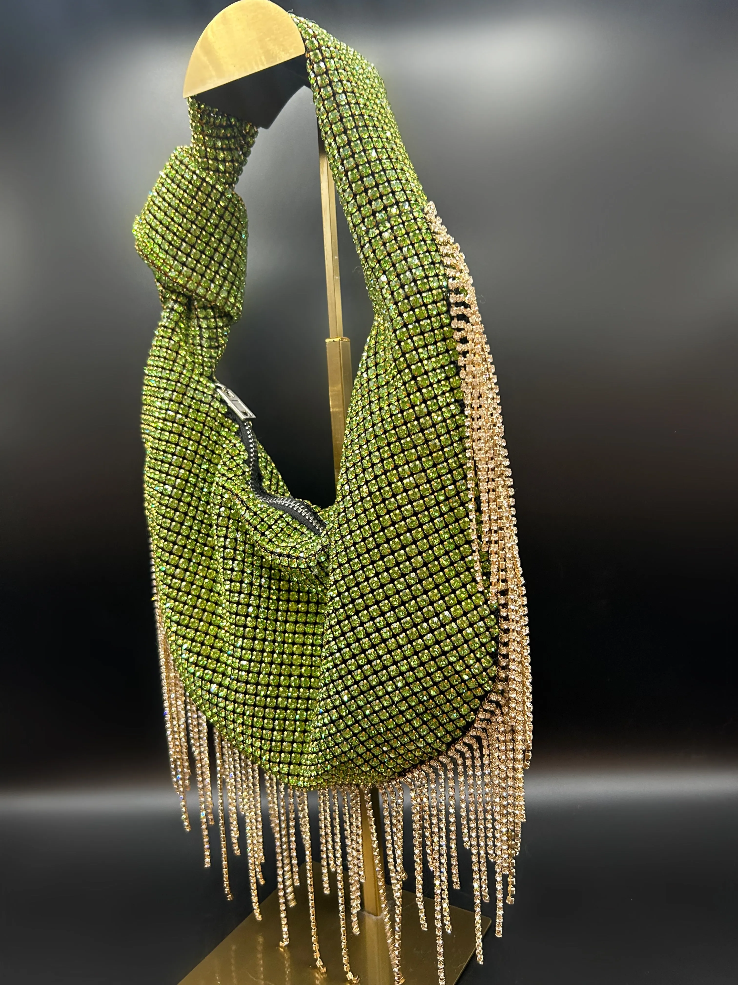 Topknot Fringe Green