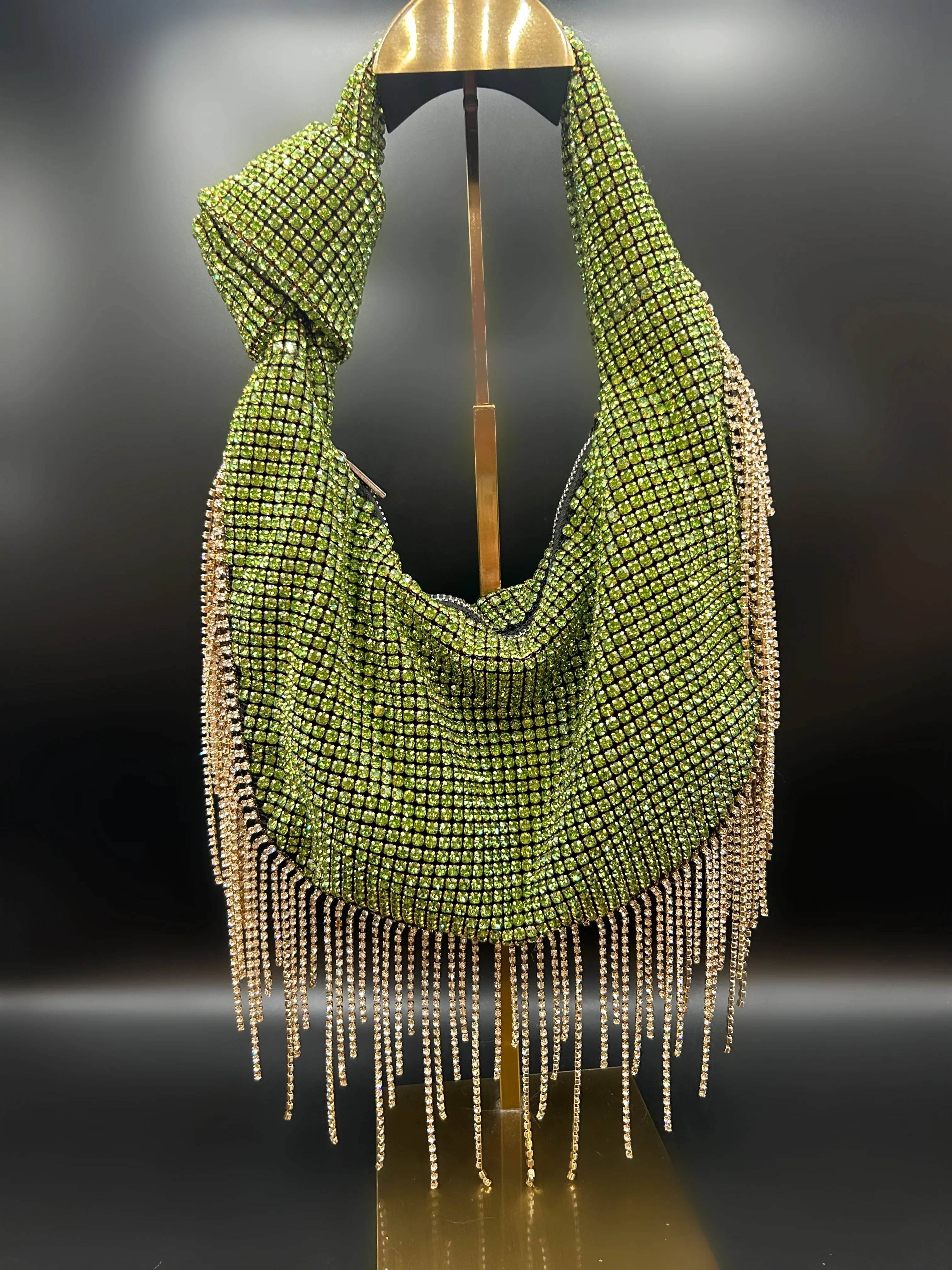 Topknot Fringe Green