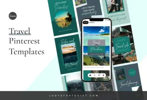 Travel Pinterest Template