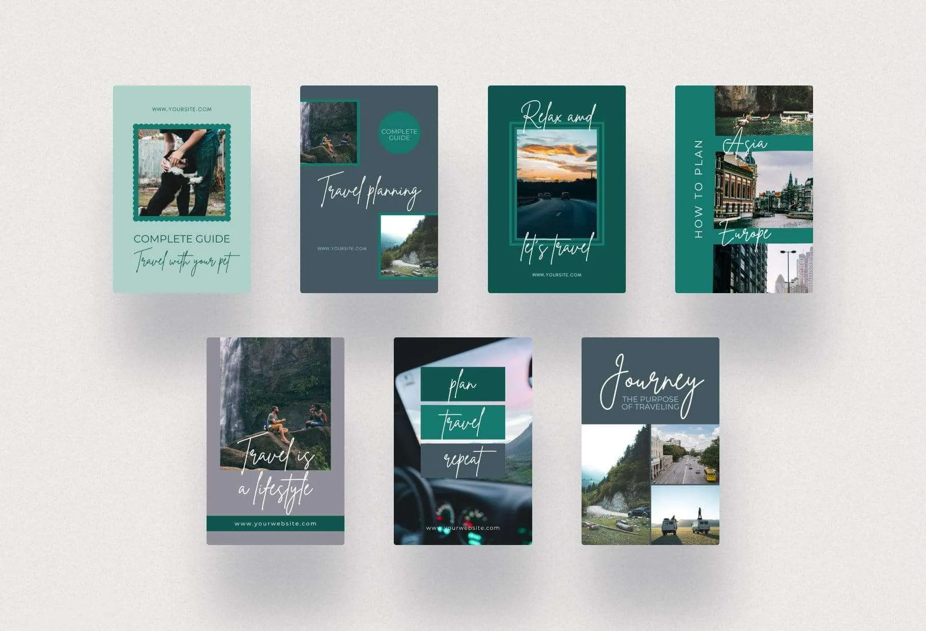 Travel Pinterest Template
