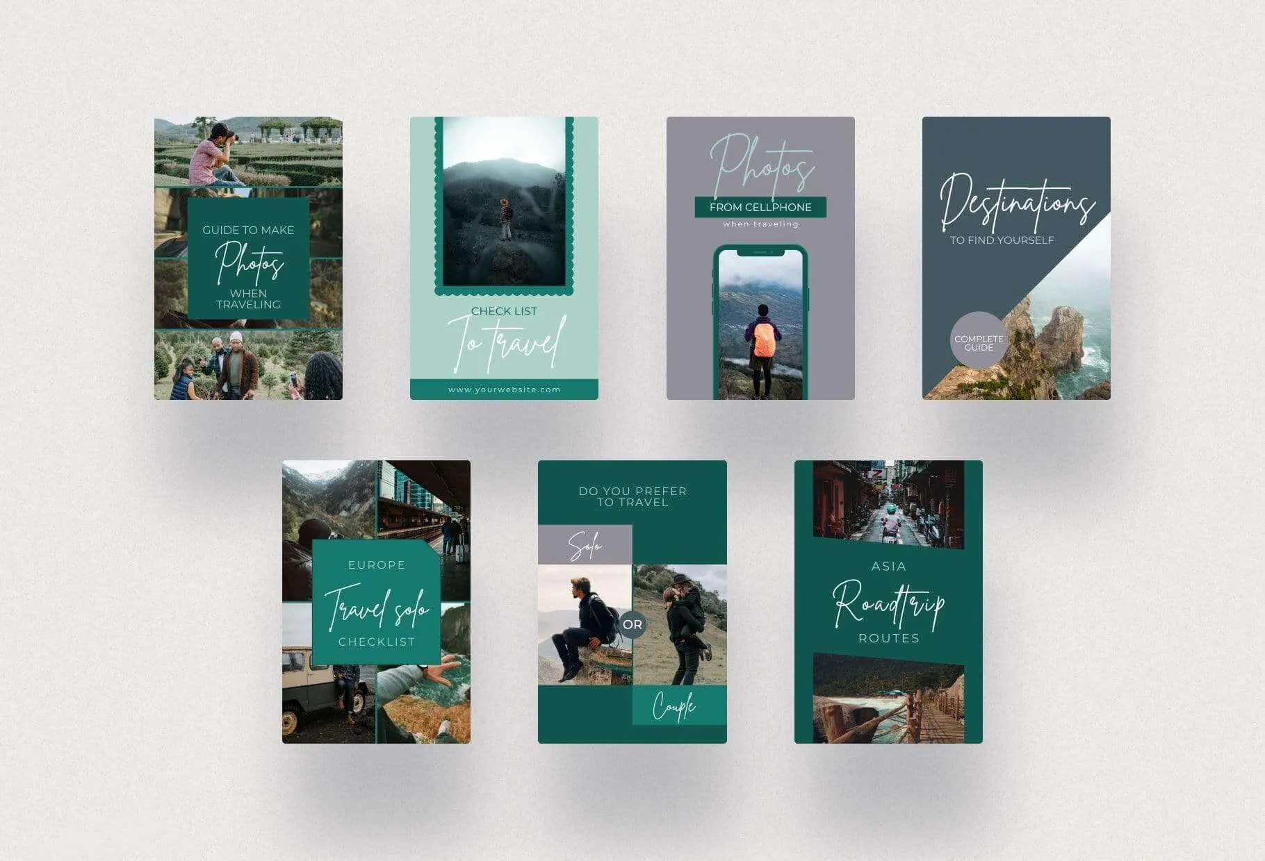 Travel Pinterest Template