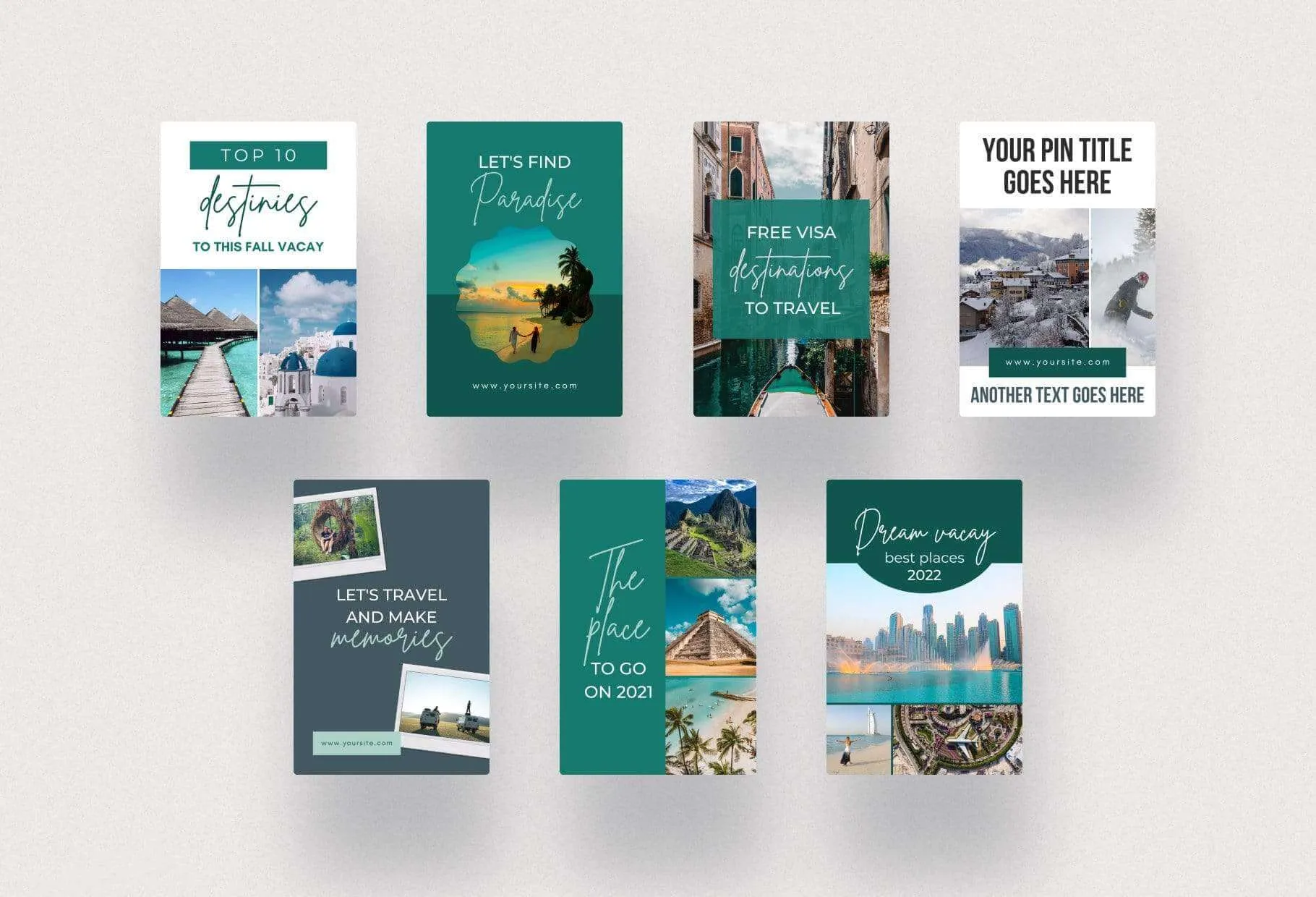 Travel Pinterest Template