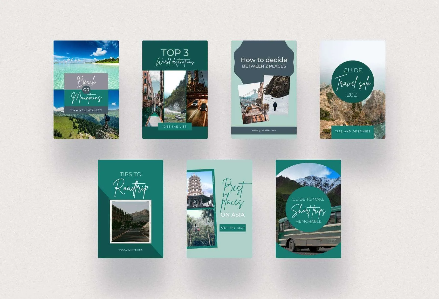 Travel Pinterest Template