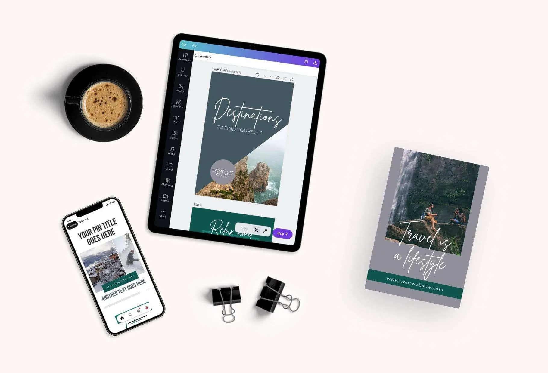 Travel Pinterest Template