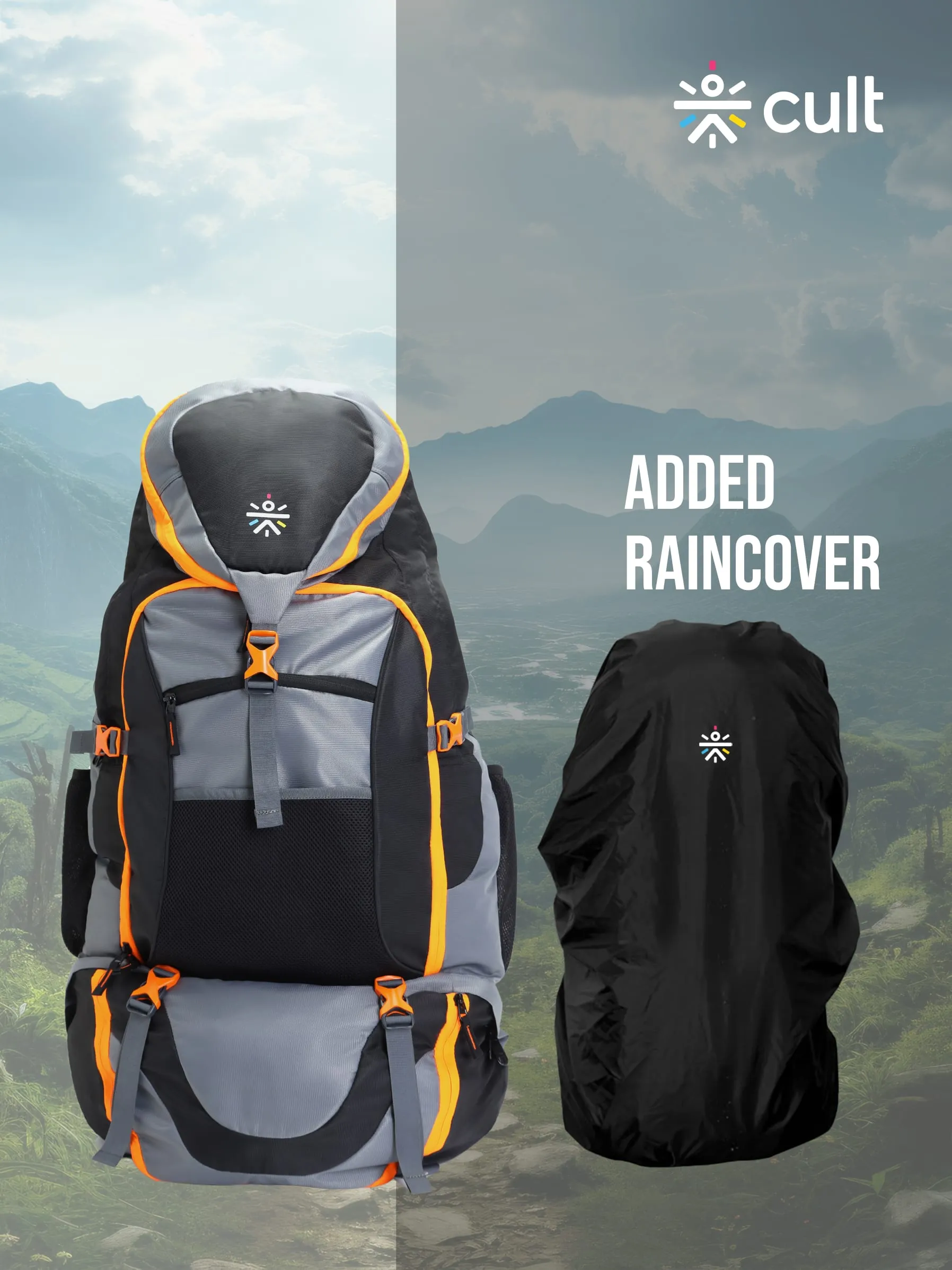 Travel Rucksack 95 L Grey