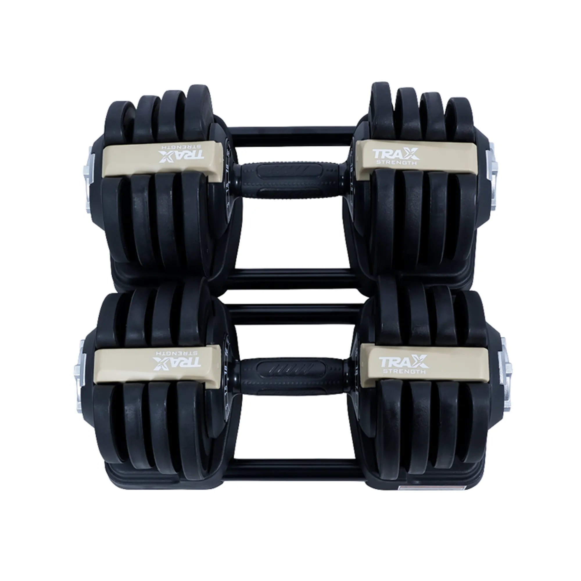 Trax Strength Powershift Adjustable Dumbbell Set with Stand