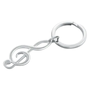 Treble Clef Key Chain