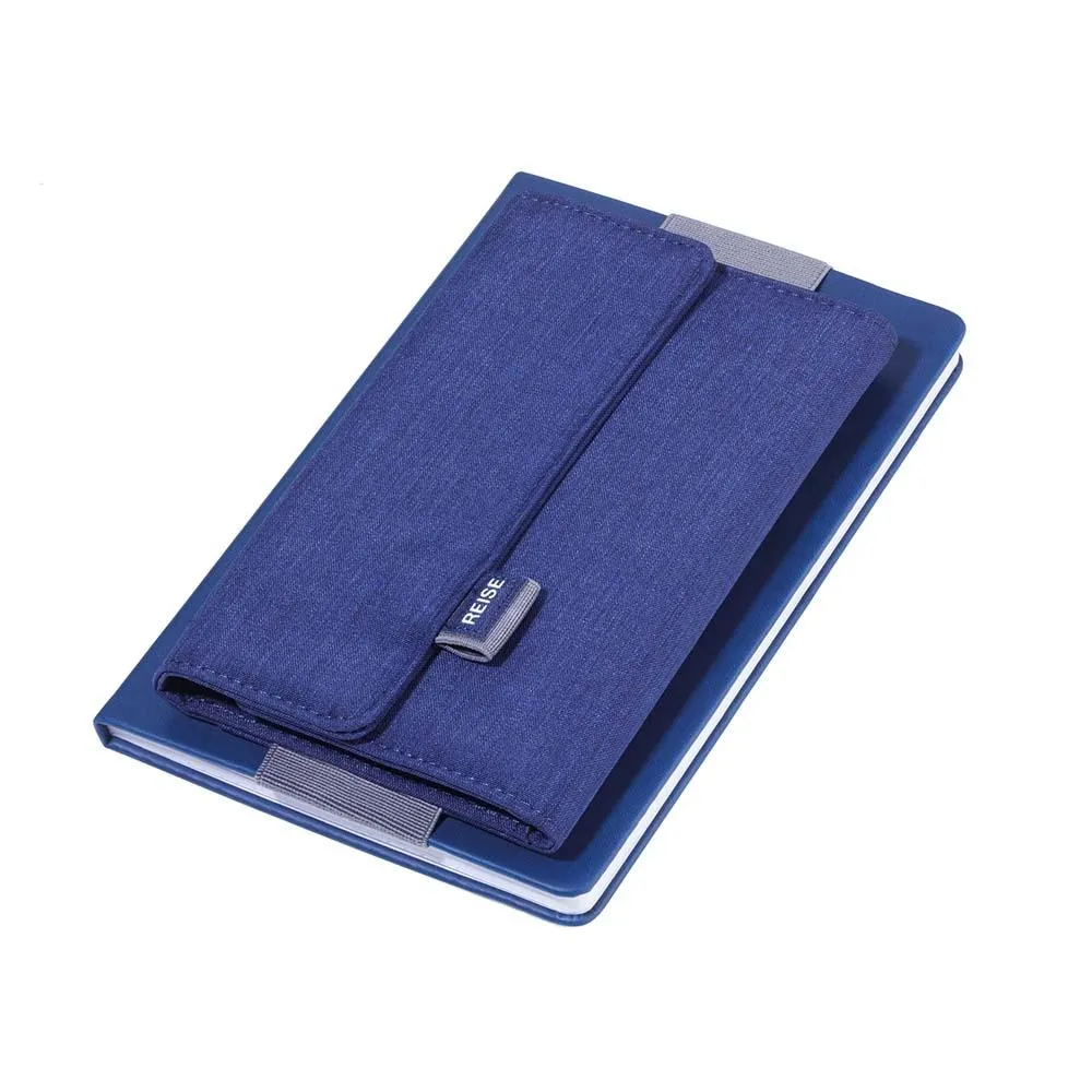TROIKA Organiser Document RFID Travel Case TRAVEL OFFICE - Blue/Grey