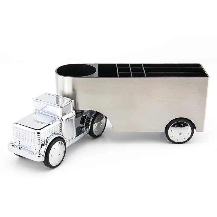 TROIKA Stationery Holder & Paperweight Office Trucker