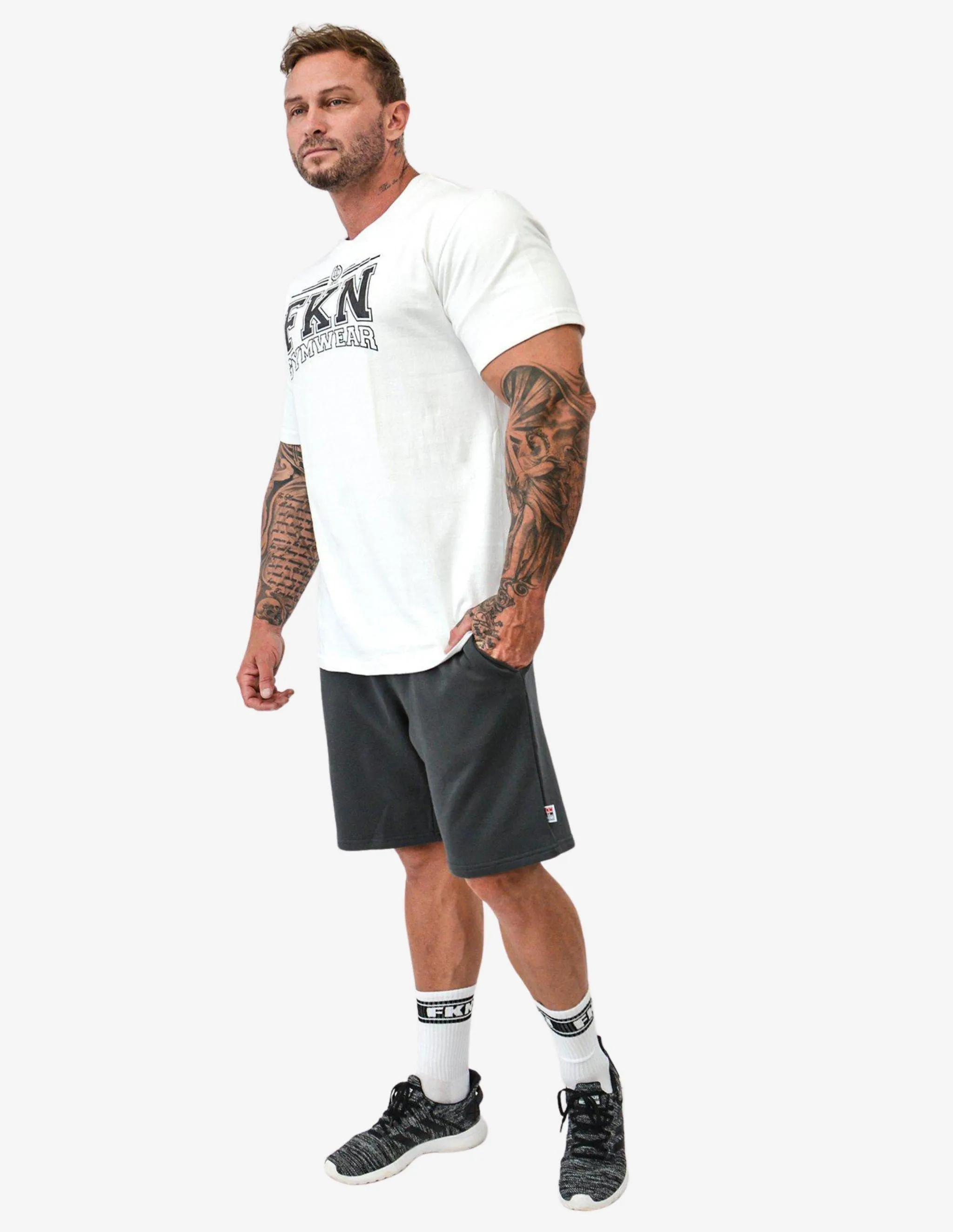 Trojan | Men's Gym Shorts | Grey